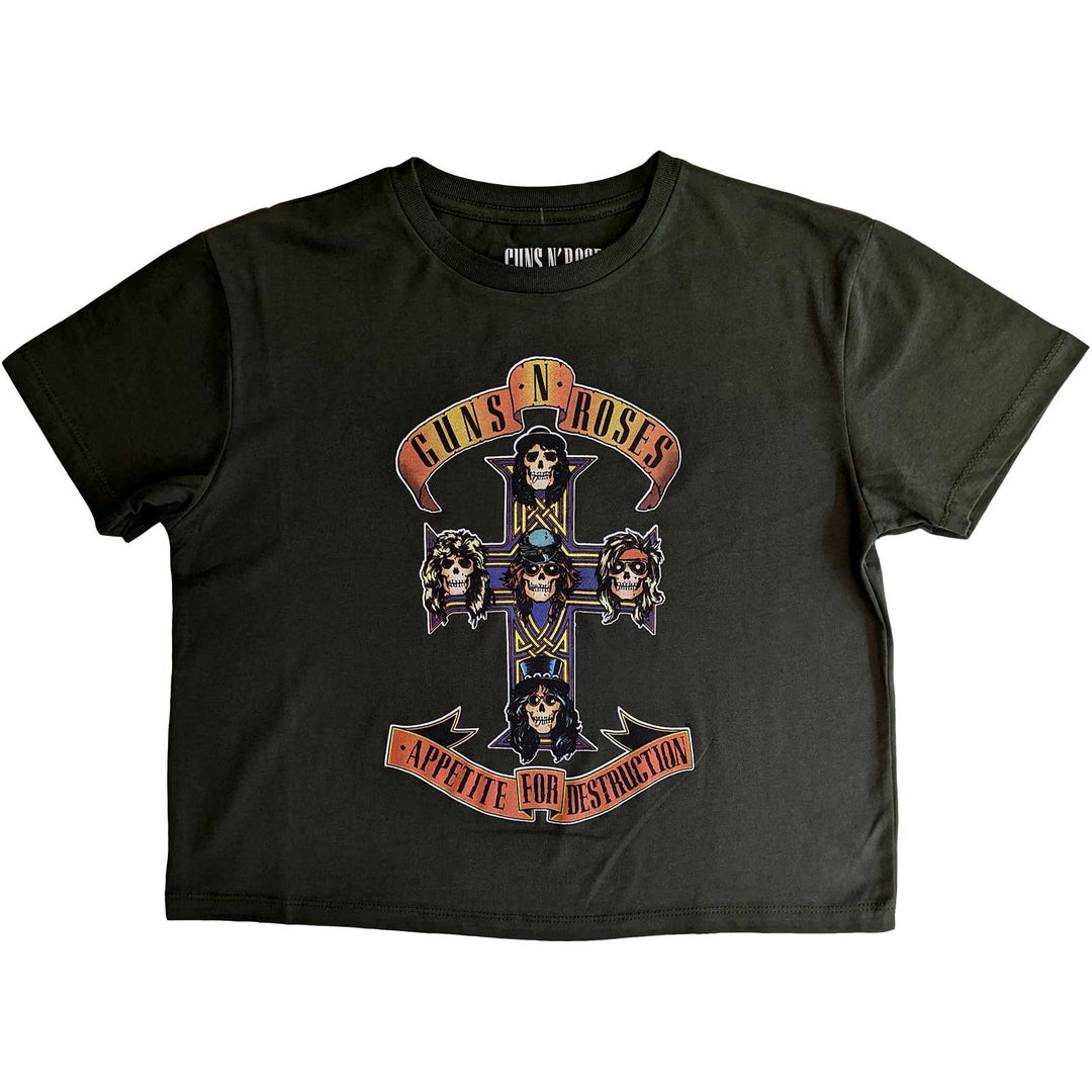 Guns N' Roses Crop Top - Appetite For Destruction