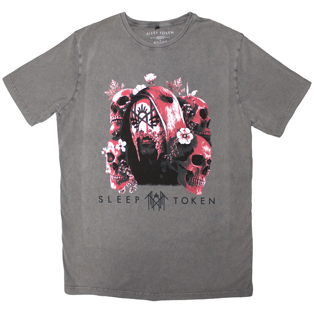 Sleep Token Unisex T-Shirt - SKULLS & FLOWERS