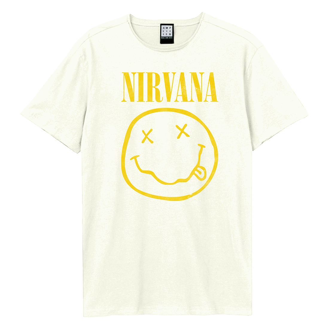 Nirvana T Shirt Smiley Face