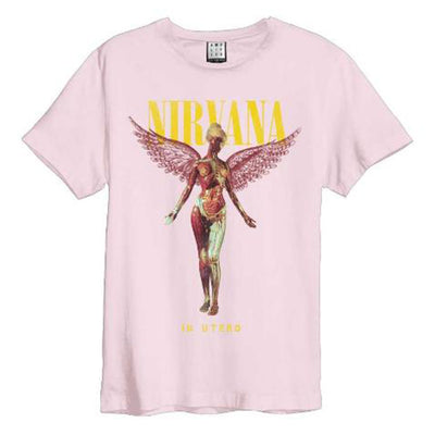 Nirvana In Utero Pink Amplified Men's T-shirt