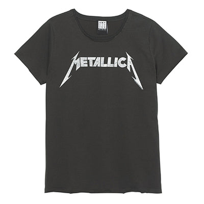 Metallica Logo Amplified Ladies T-shirt