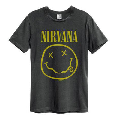 Nirvana Smiley Face Amplified Men's T-shirt