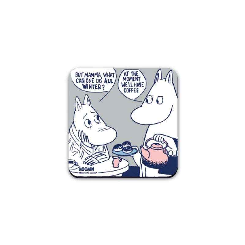 Coaster Single Moomin-"What Can One Do All Winter"