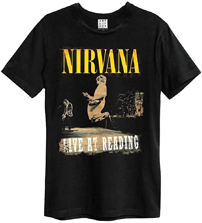 Nirvana Live T-Shirt | Men's | Charcoal | Backstage Originals