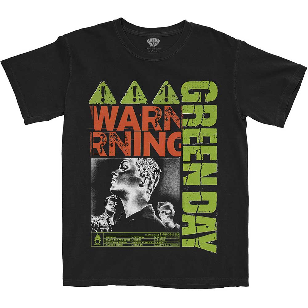 Green Day T-Shirt - Warning – Backstage Originals