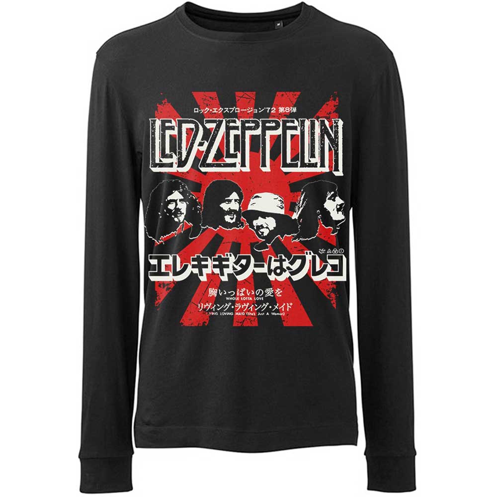 Led Zeppelin Long Sleeves T shirt Burst Backstage Originals