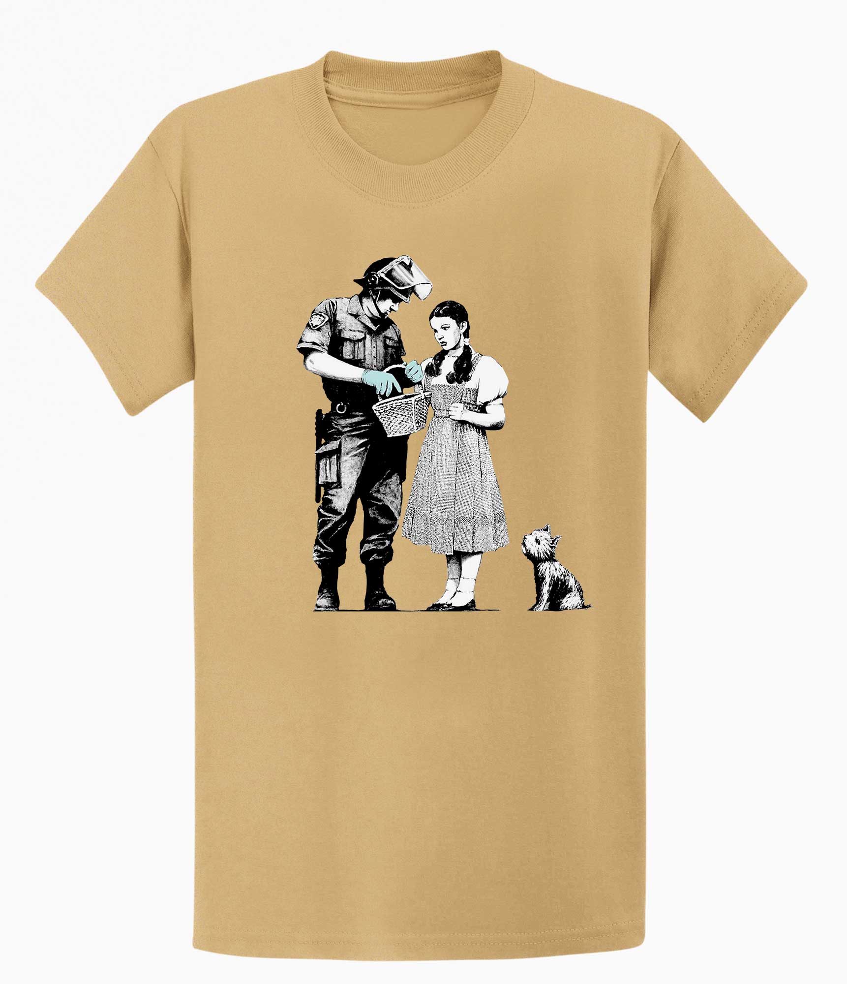 linje pakke Alvorlig Banksy T-shirt - Dorothy and Policeman – Backstage Originals