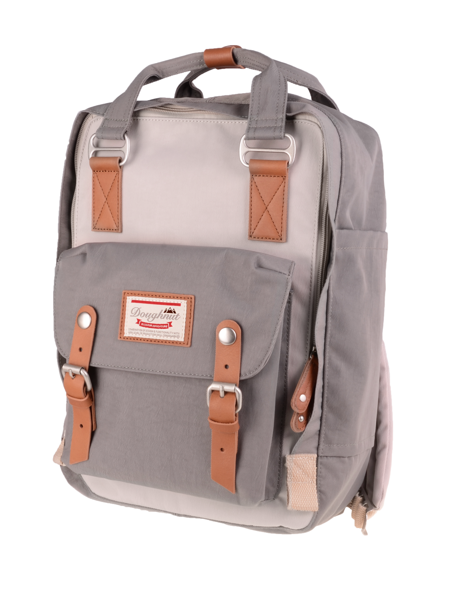 Doughnut macaroon ivory & light grey backpack on sale