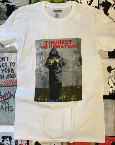 Banksy Tourist Information Men's T-shirt