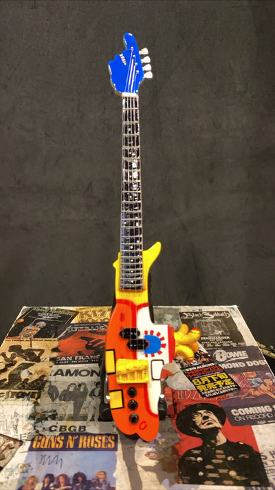 The Beatles Yellow Submarine Miniature Guitar
