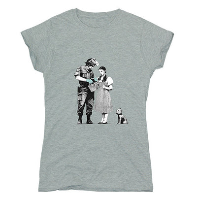 Banksy Dorothy and Policeman Women's T-shirt