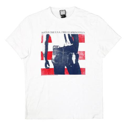 Backstage Originals Bruce Springsteen Amplified White TEE