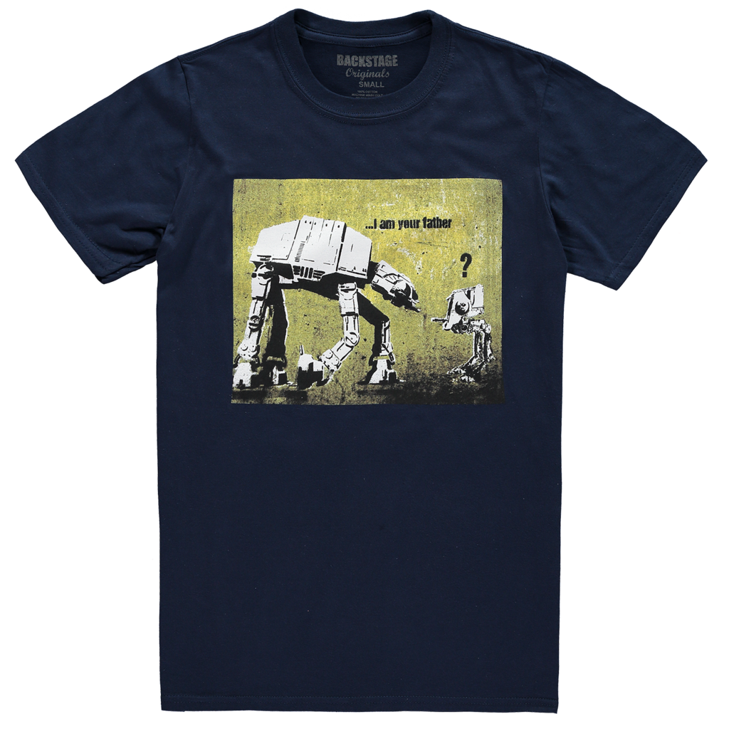  Am Your Father Star Wars Men's T-shirt     Banksy                       
