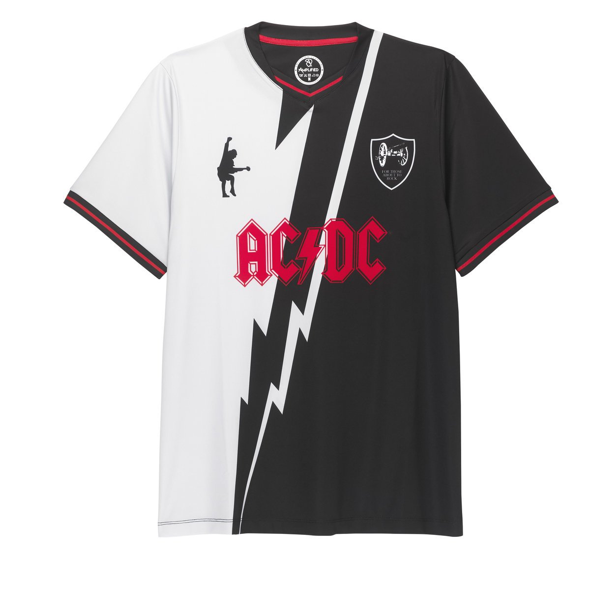 ACDC for those who about to rock Fc Football tee backstage originals london amplified