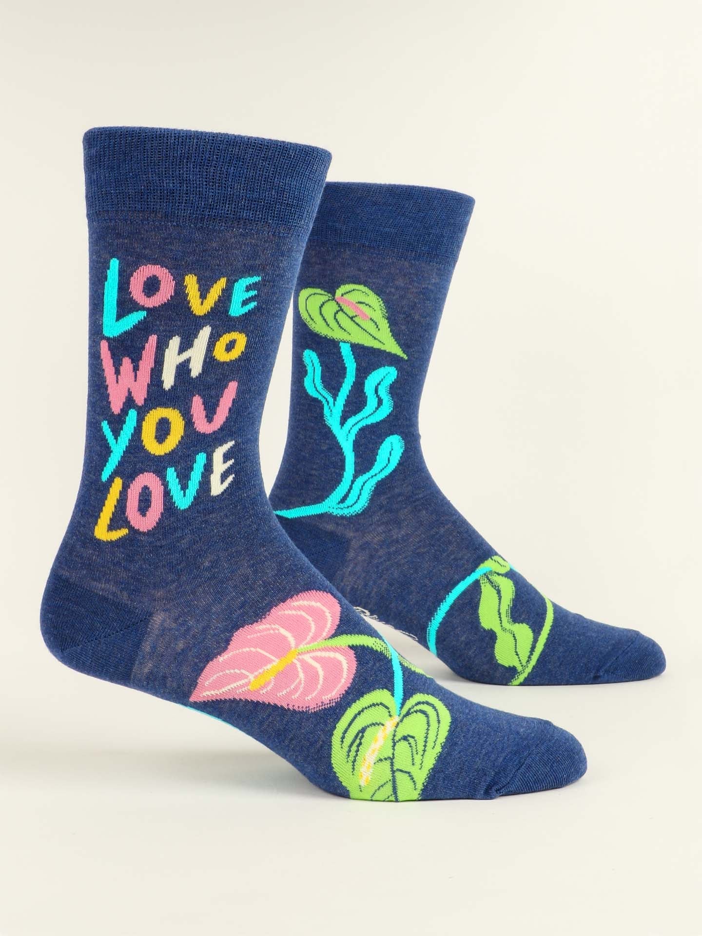 Image of Love Who You Love M-Crew Socks