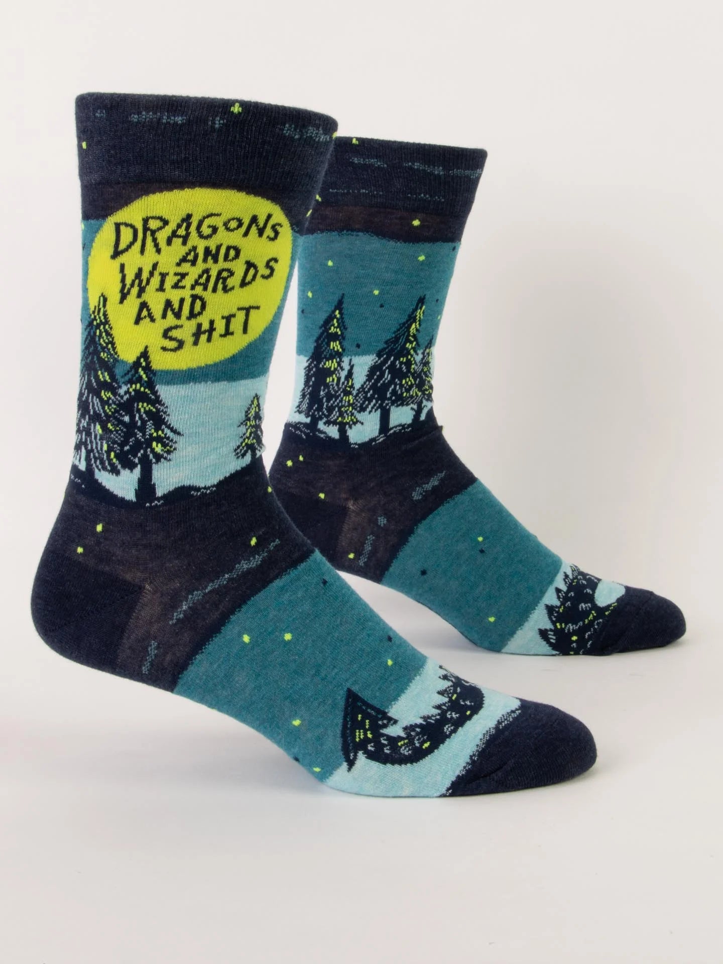 Image of Dragons And Wizards And Shit M-Crew Socks