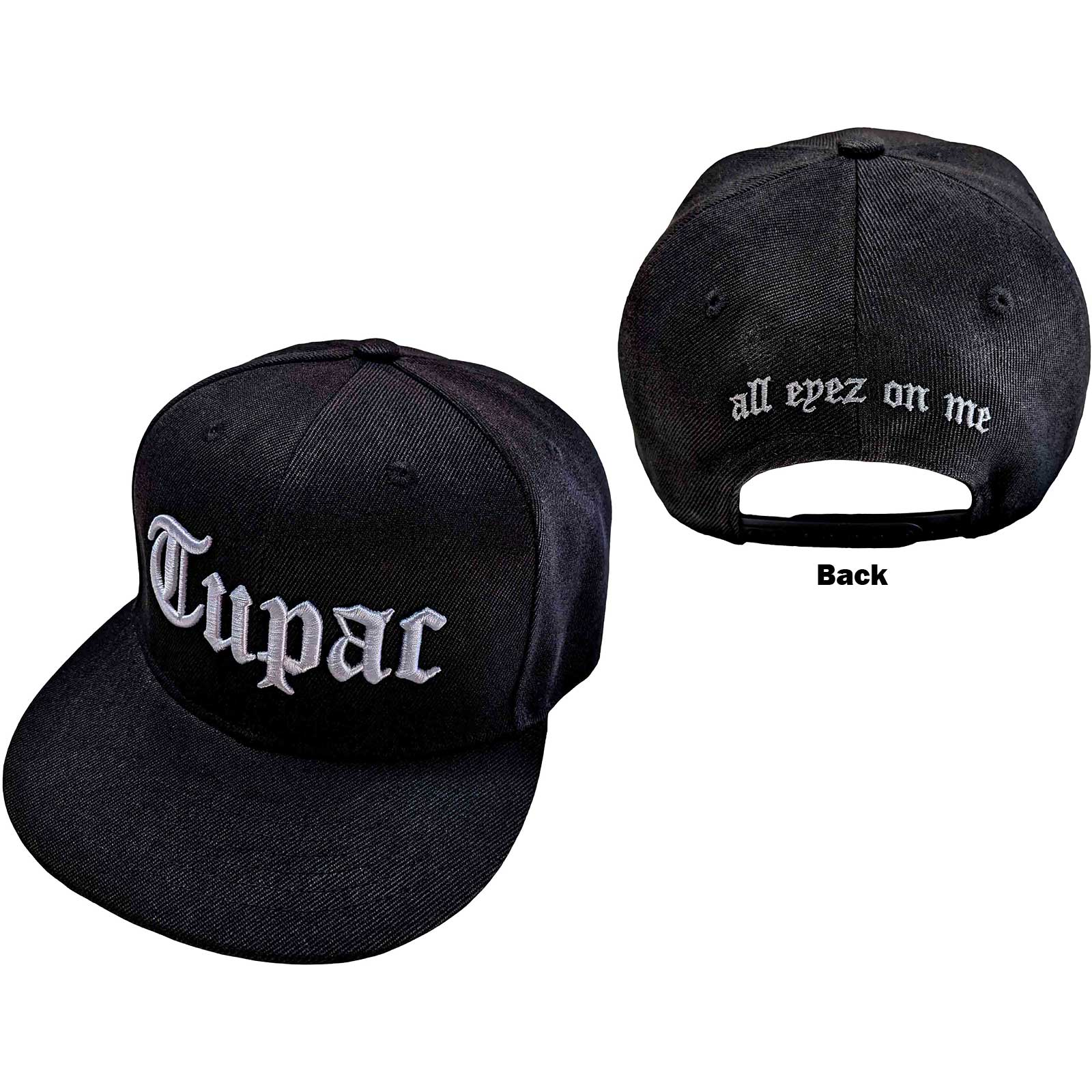 Image of Tupac Unisex Snapback Cap - All eyez Rock Off