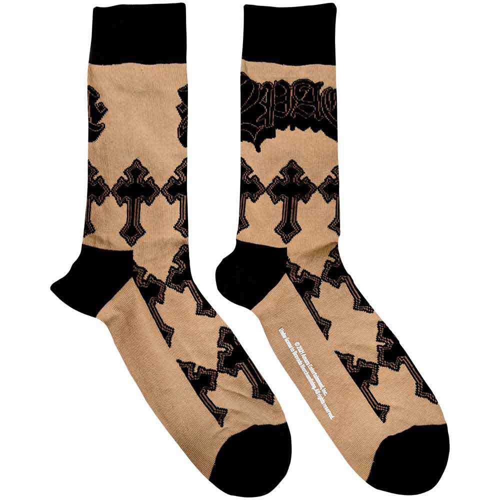 Image of Tupac Unisex Ankle Socks - Crosses (UK SIZE 7 - 11) Rock Off