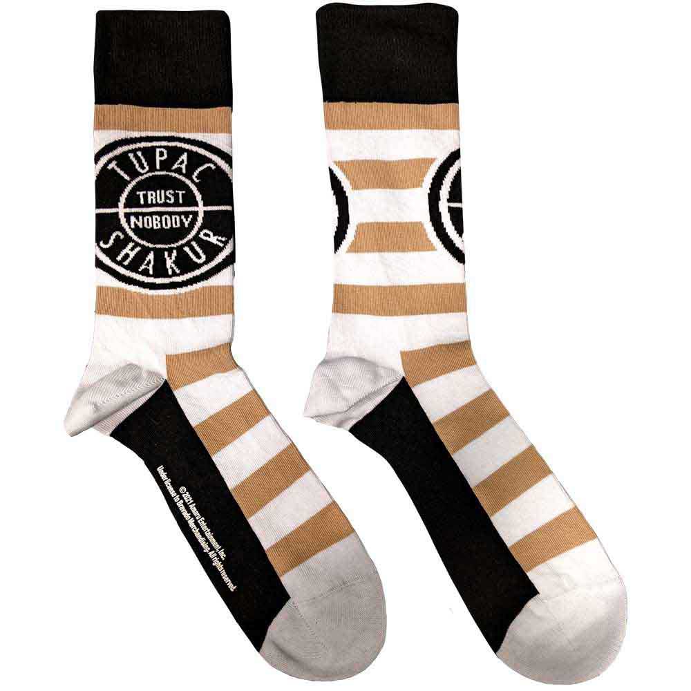 Image of Tupac Unisex Ankle Socks - Trust Nobody (UK SIZE 7 - 11) Rock Off