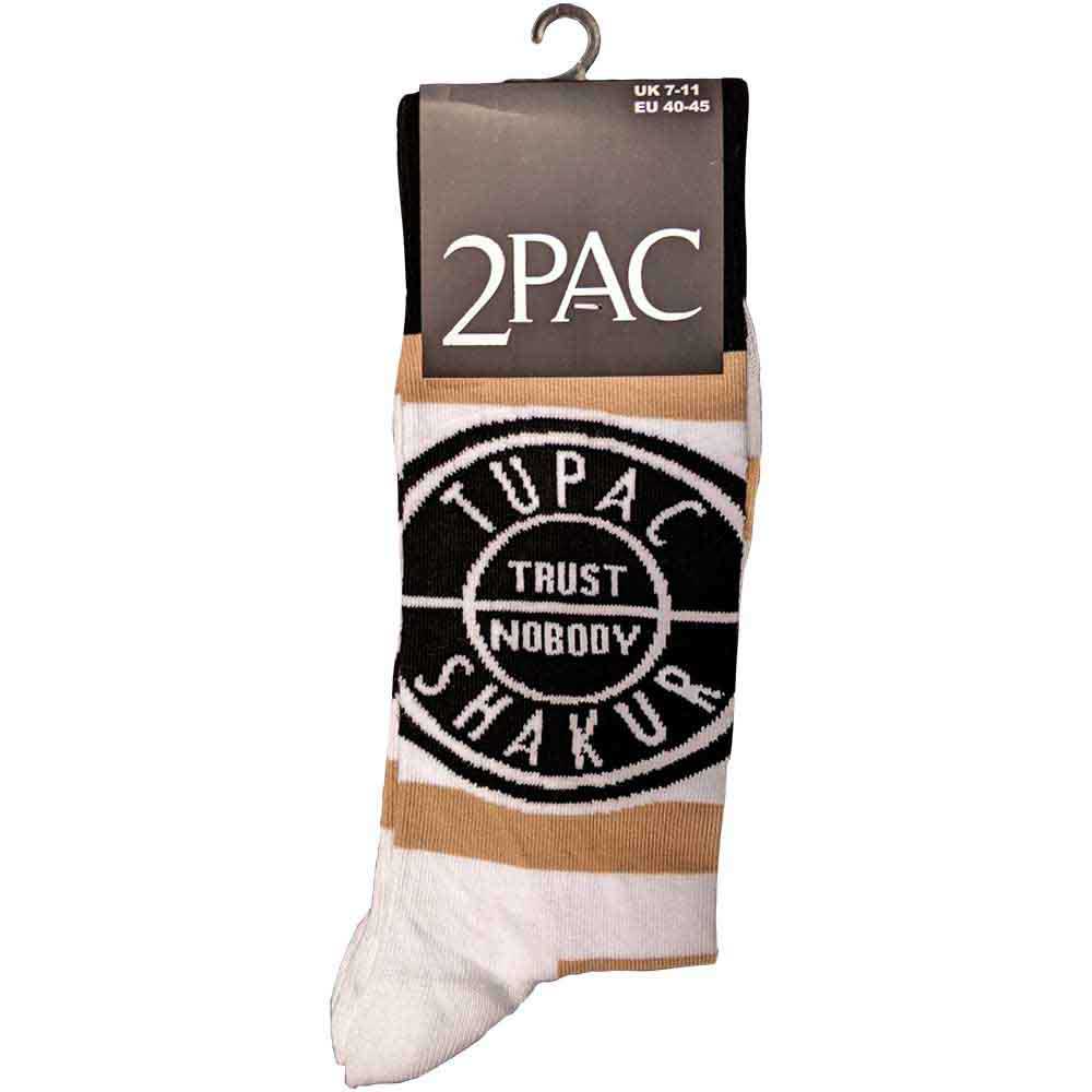 Image of Tupac Unisex Ankle Socks - Trust Nobody (UK SIZE 7 - 11) Rock Off