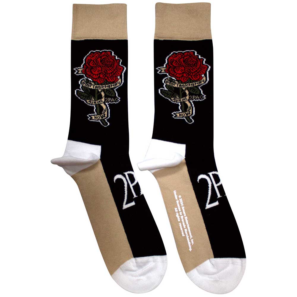 Image of Tupac Unisex Ankle Socks - Thug Life (UK SIZE 7 - 11) Rock Off