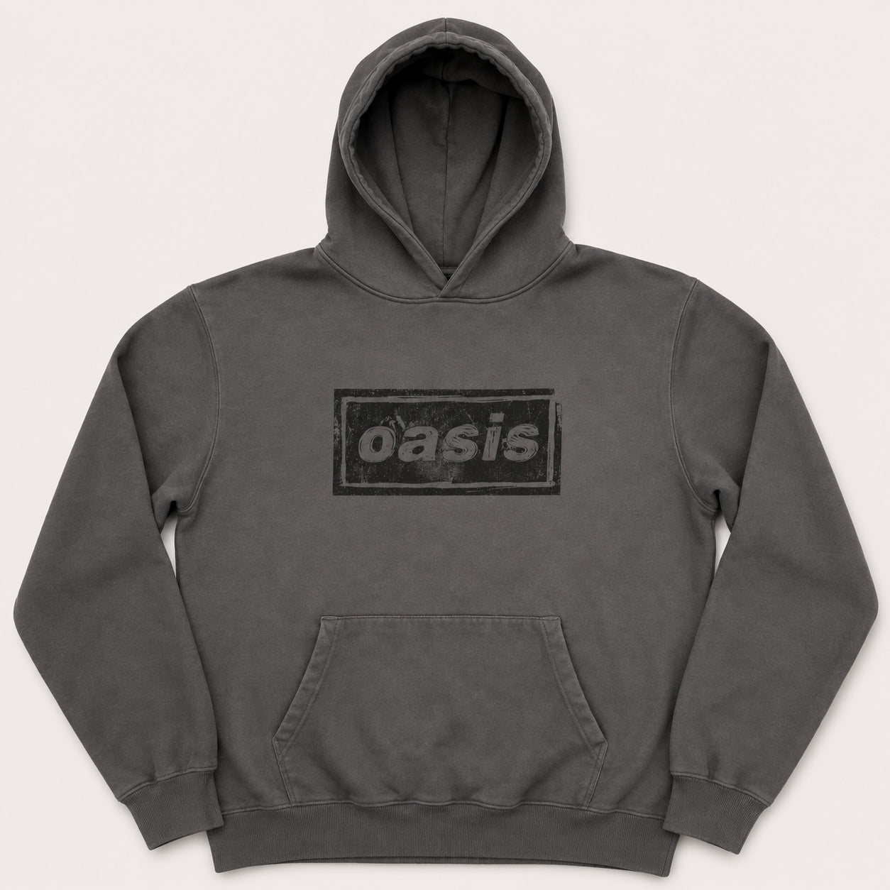 Image of Oasis Unisex Pullover Hoodie: Lino Logo (Ex-Tour)