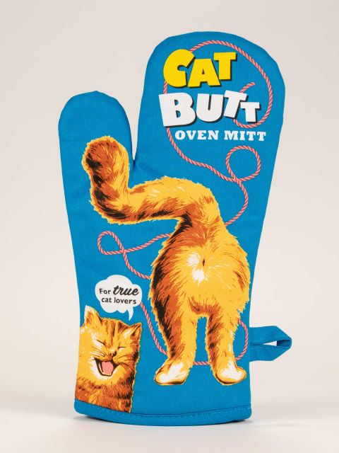 Image of Cat Butt Oven Mitts BLUEQ