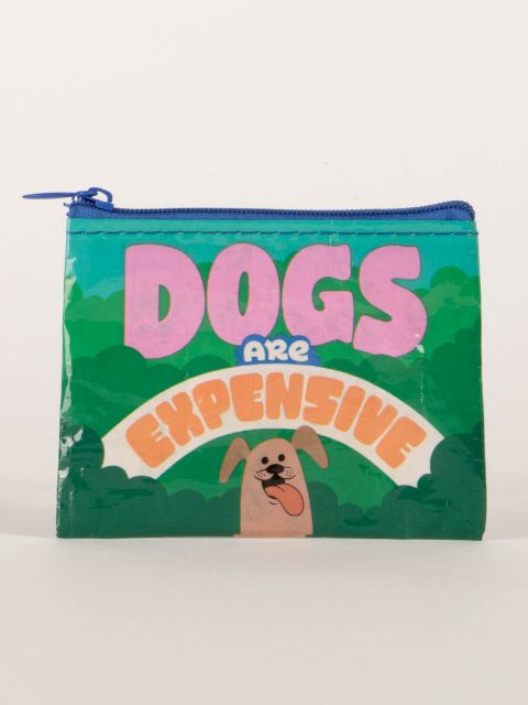 Image of BlueQ - Dogs Are Expensive - Coin Purse BLUEQ