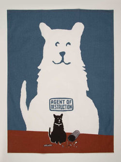 Image of Agent Of Destruction  Dish Towel