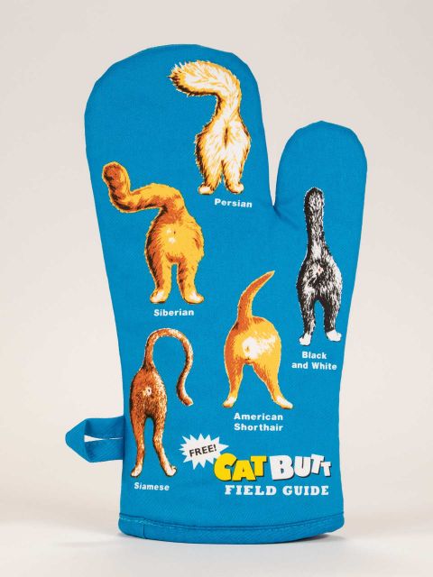 Image of Cat Butt Oven Mitts BLUEQ