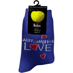 Image of The Beatles Ladies Socks - All You Need is Love (UK SIZE 4 - 7)