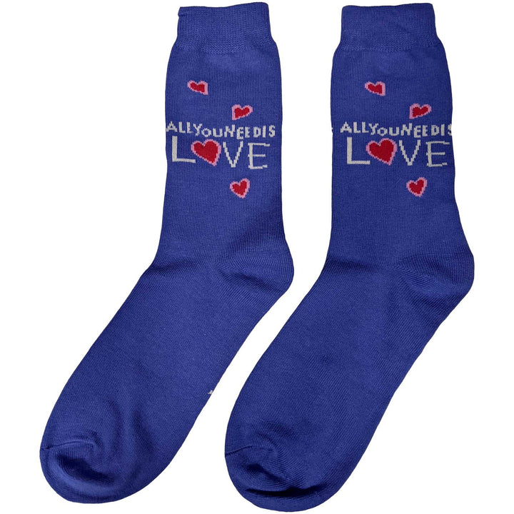 The Beatles Ladies Socks - All You Need is Love (UK SIZE 4 - 7)