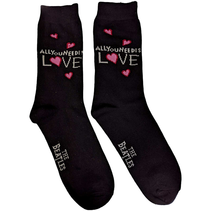 The Beatles Ladies Socks - All You Need is Love (UK SIZE 4 - 7)