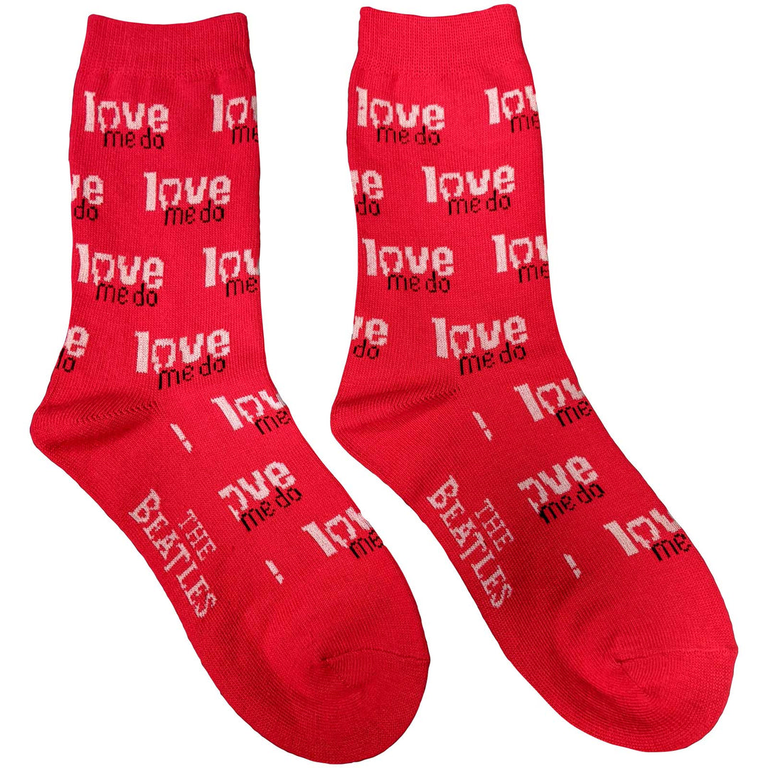 The Beatles Ladies Socks - Love Me Do (UK SIZE 4 - 7)