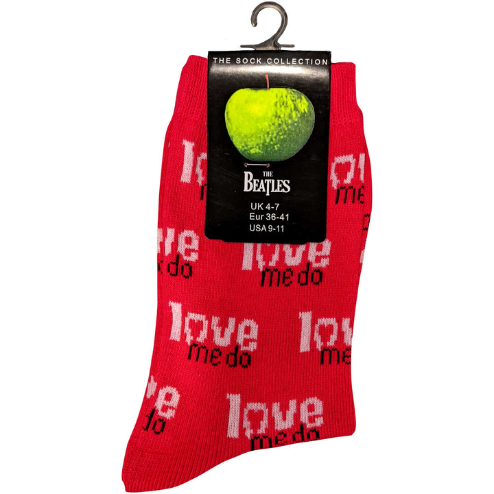 The Beatles Ladies Socks - Love Me Do (UK SIZE 4 - 7)