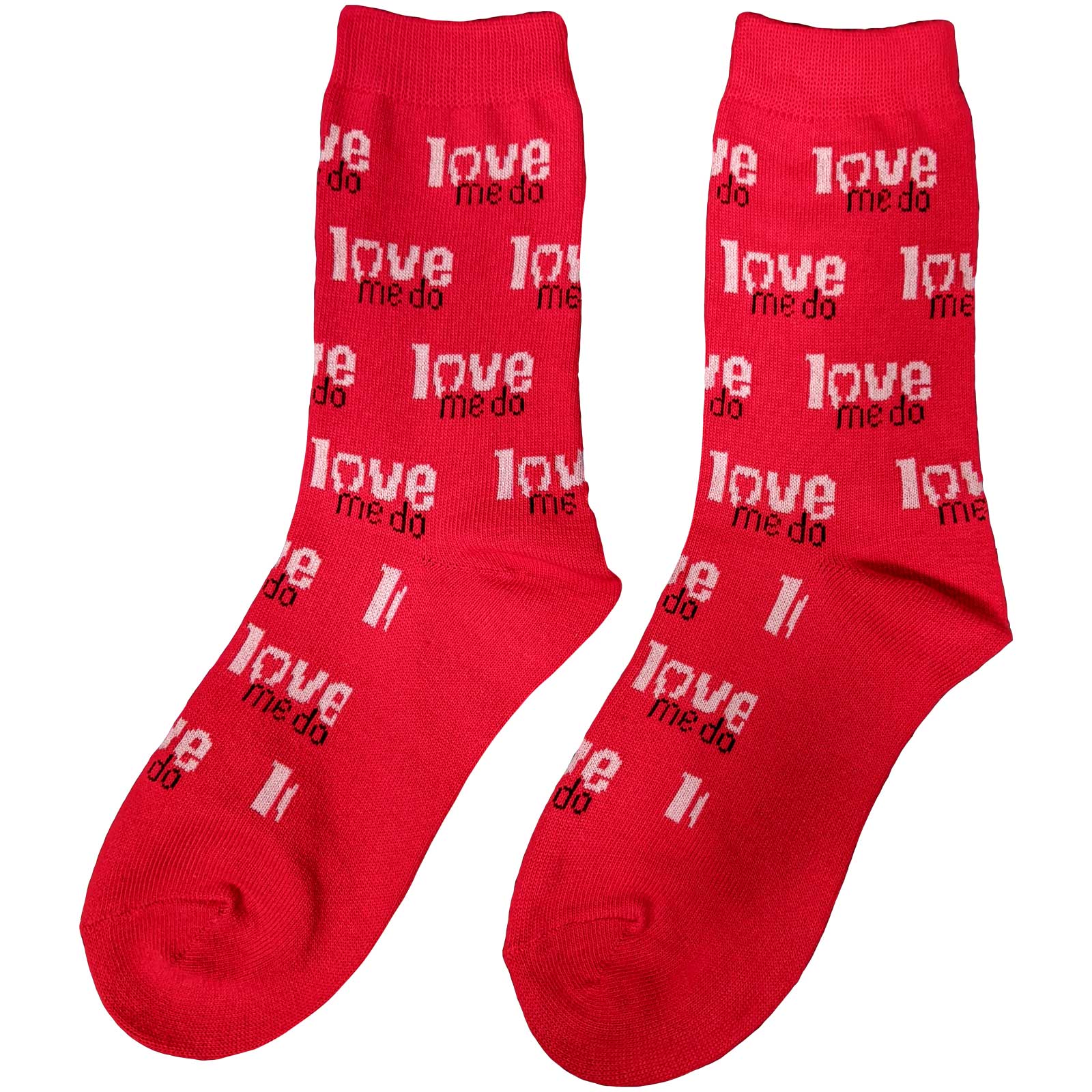 Image of The Beatles Ladies Socks - Love Me Do (UK SIZE 4 - 7) Rock Off