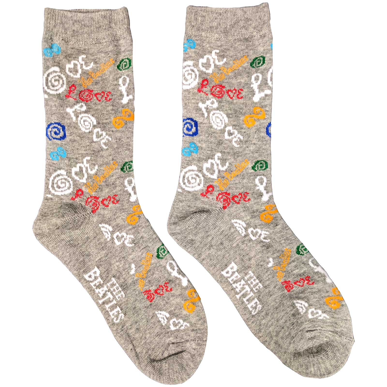 Image of The Beatles Ladies Socks - Love  (UK SIZE 4 - 7) Rock Off