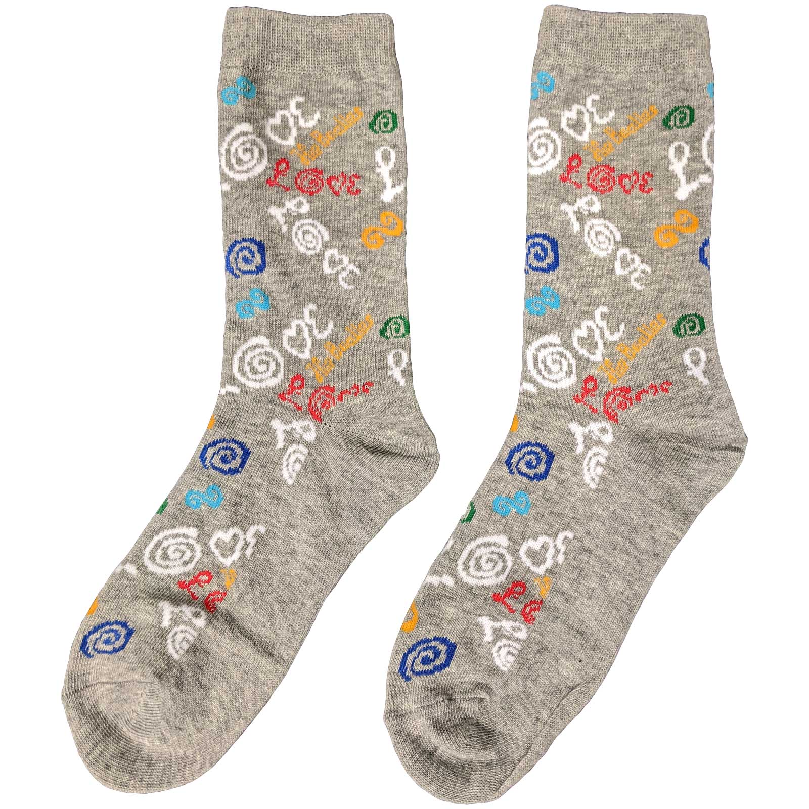 Image of The Beatles Ladies Socks - Love  (UK SIZE 4 - 7) Rock Off