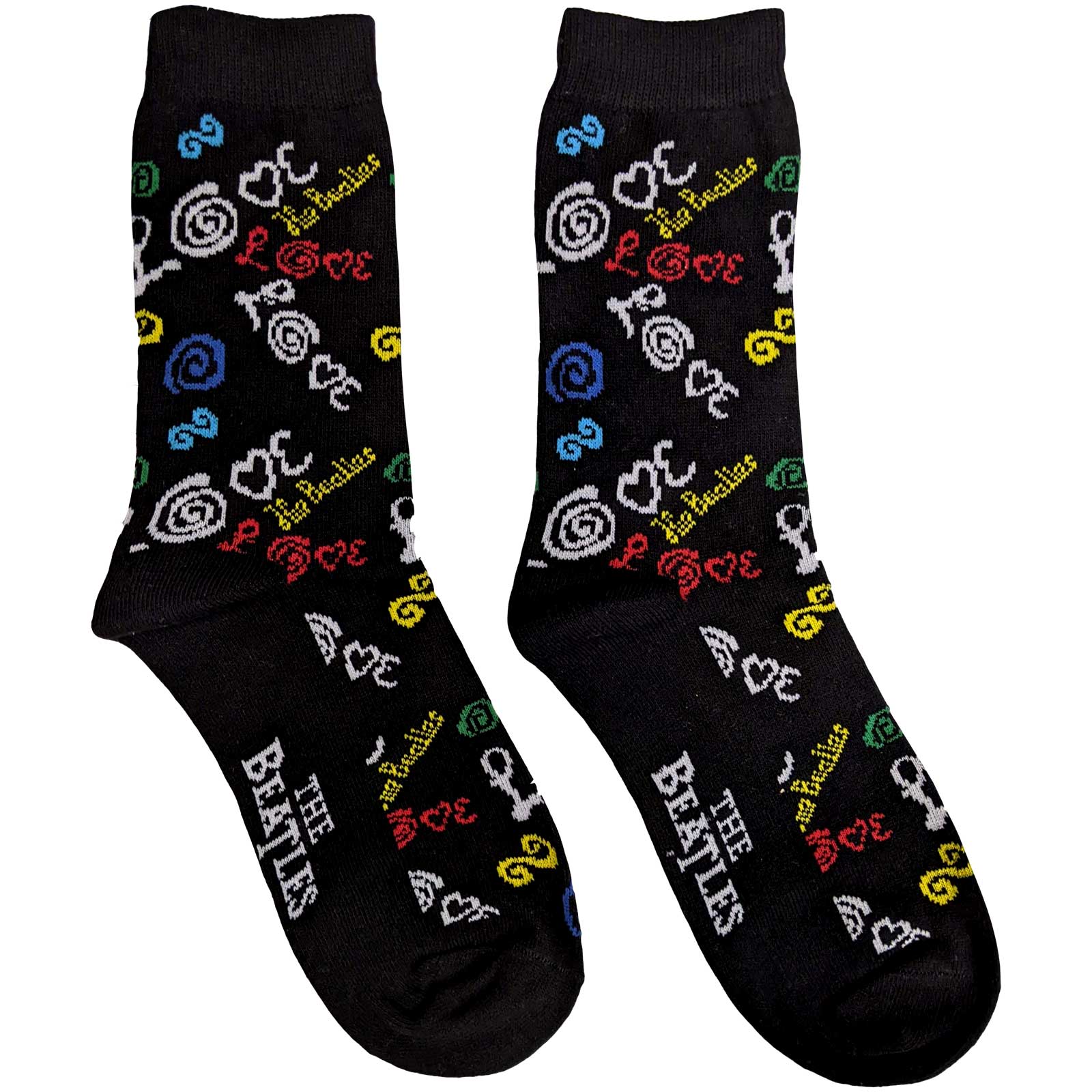 Image of The Beatles Ladies Socks - Love  (UK SIZE 4 - 7) Rock Off