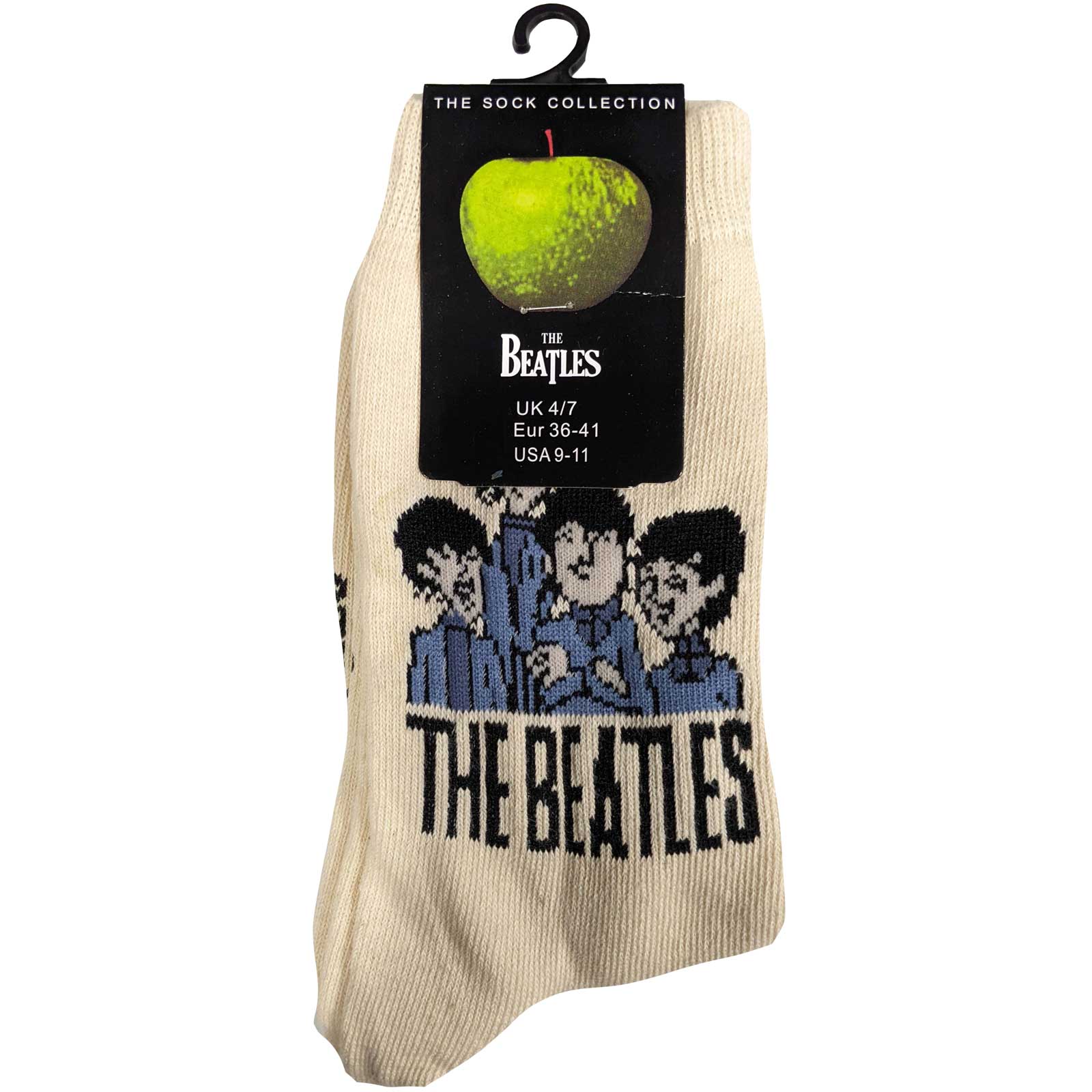 Image of The Beatles Ladies Socks - Cartoon Group  (UK SIZE 4 - 7) Rock Off