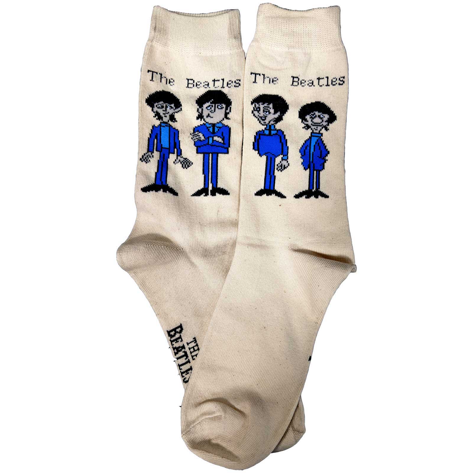 Image of The Beatles Ladies Socks - Cartoon Standing  (UK SIZE 4 - 7) Rock Off