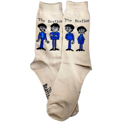 Image of The Beatles Ladies Socks - Cartoon Standing  (UK SIZE 4 - 7)