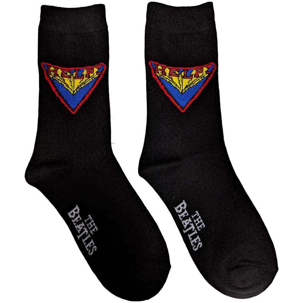 Image of The Beatles Ladies Socks - Help (UK SIZE 7- 11) Rock Off