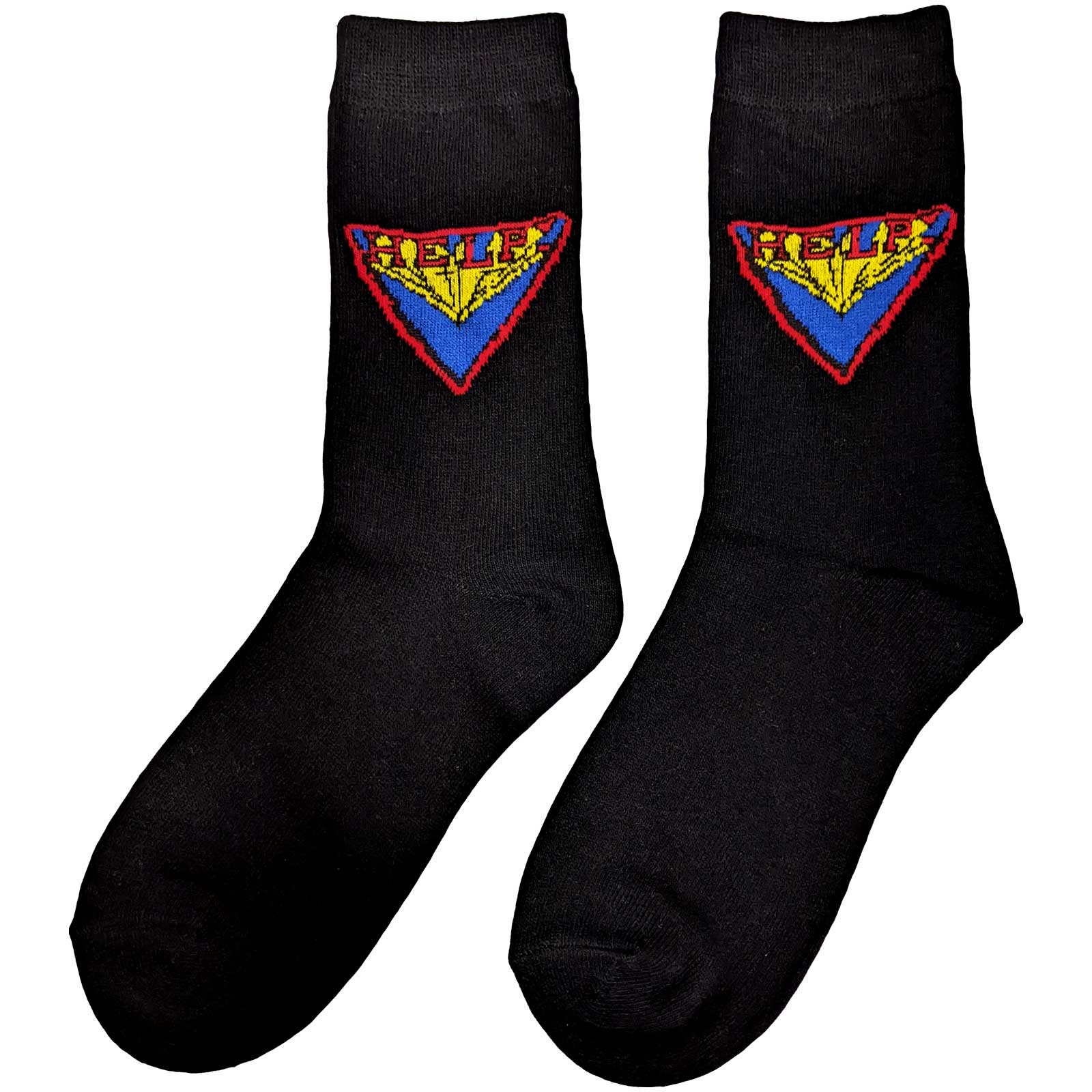 Image of The Beatles Ladies Socks - Help  (UK SIZE 4 - 7) Rock Off