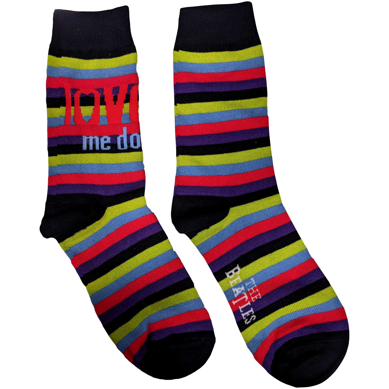 The Beatles Ladies Socks - Love Me Do  (UK SIZE 4 - 7)