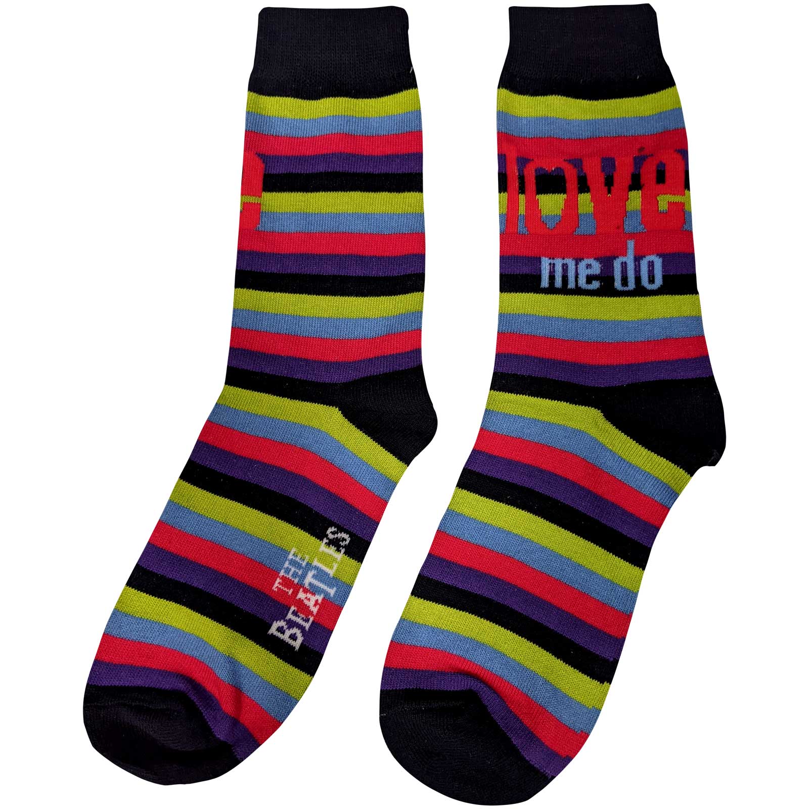 Image of The Beatles Ladies Socks - Love Me Do  (UK SIZE 4 - 7) Rock Off