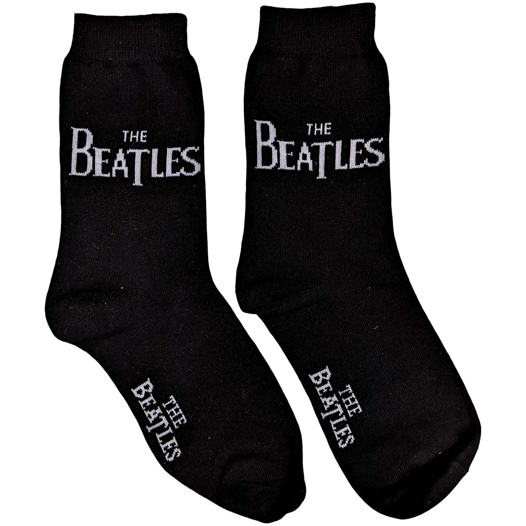 The Beatles Ladies Ankle Socks - Drop T Logo  (UK SIZE 4 - 7)