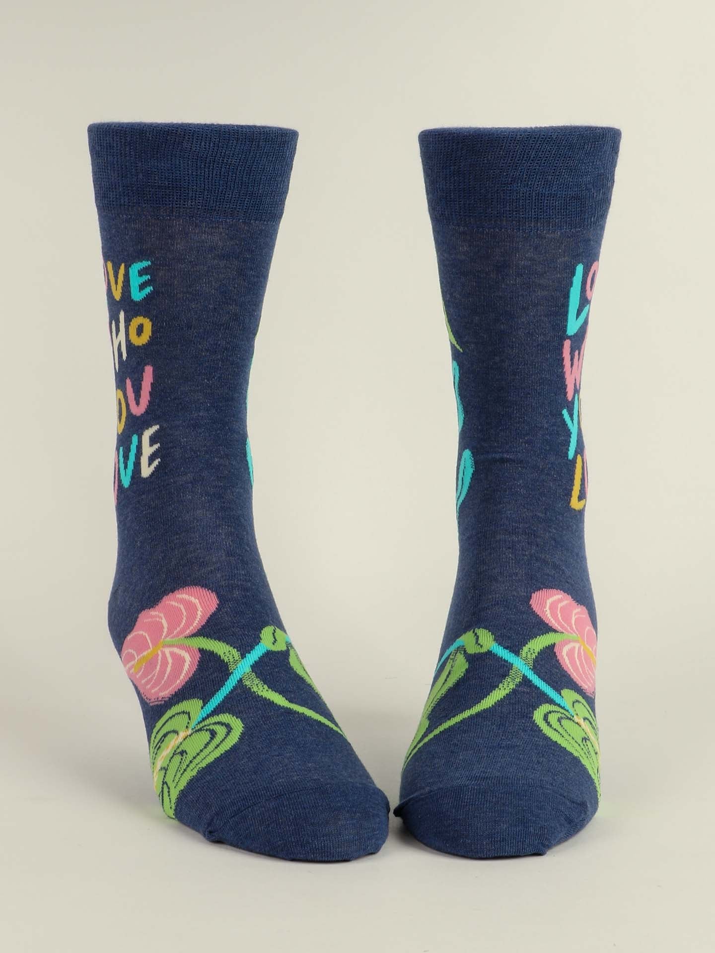 Image of Love Who You Love M-Crew Socks