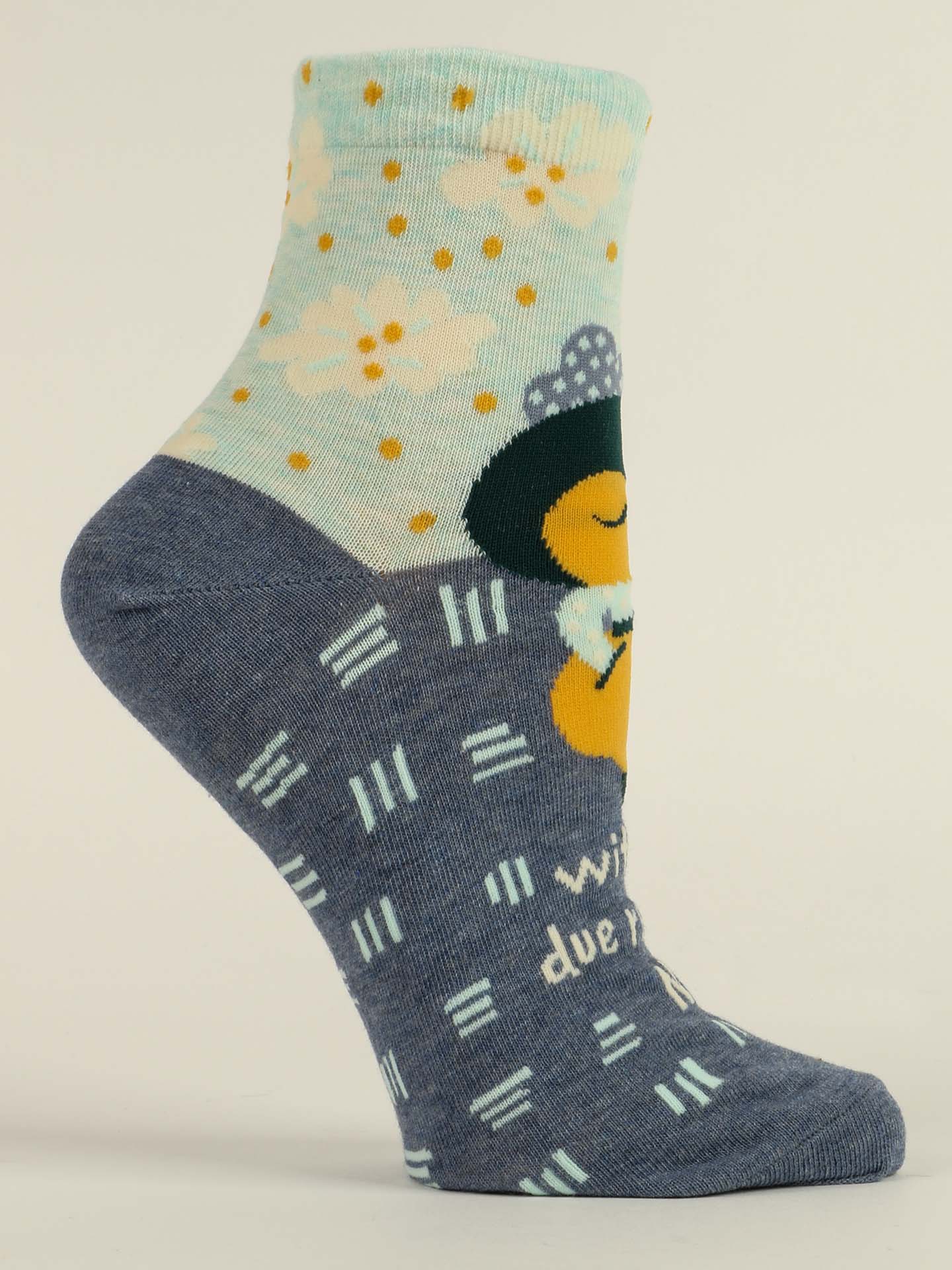 Image of With All Due Respect, No. W-Ankle Socks