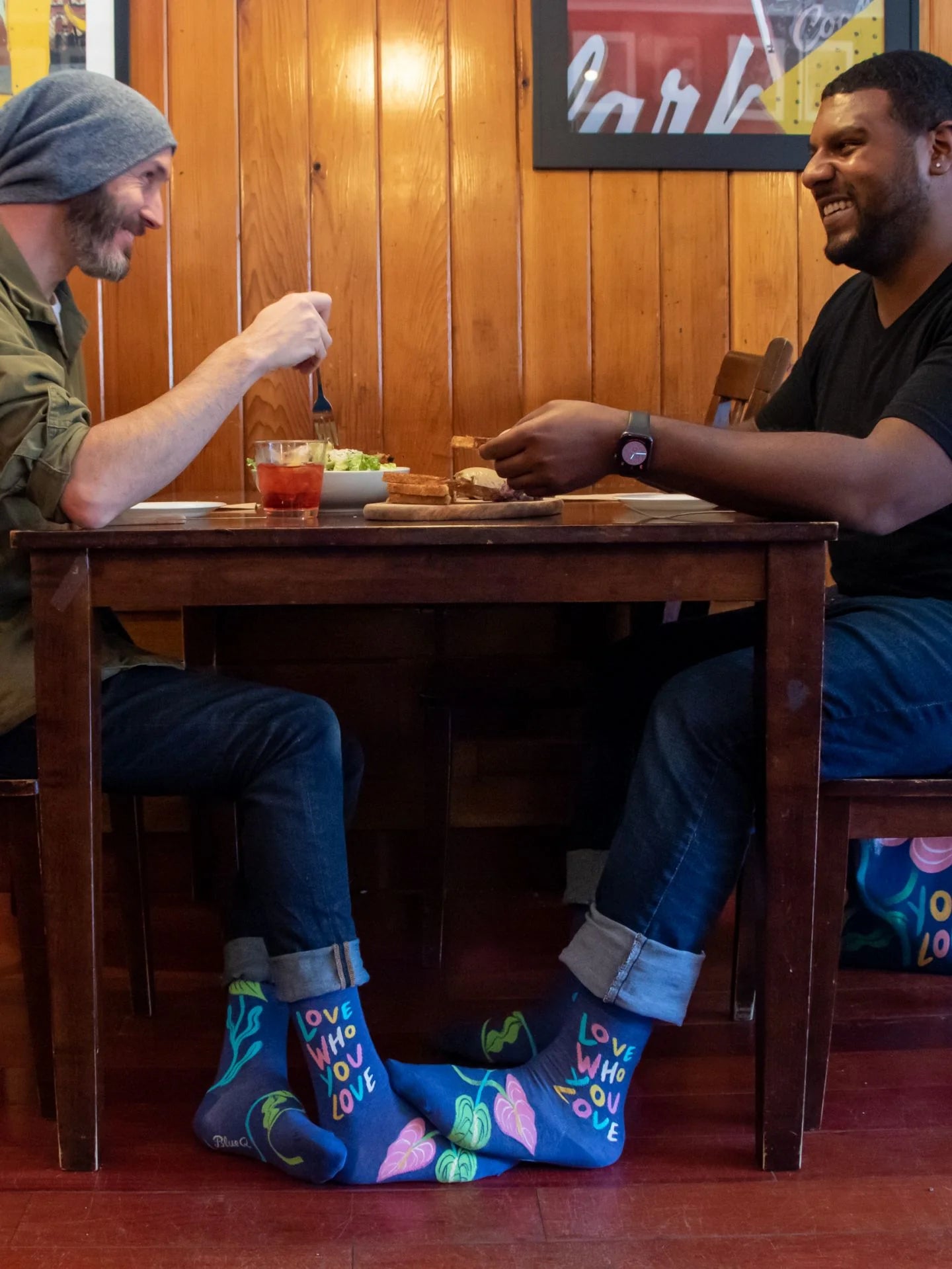 Image of Love Who You Love M-Crew Socks